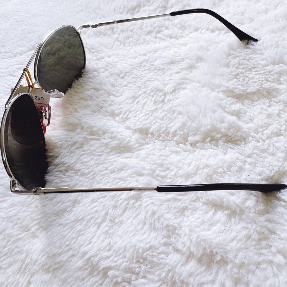 Felix Blue w/Silver Rim Mirrored Sunglasses - Picture 9 of 14